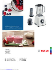 Bosch MMB3 series Instruction Manual