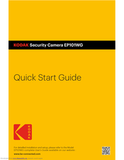 Kodak EP101WG Quick Start Manual