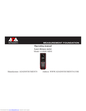 ADA INSTRUMENTS COSMO MINI Operating Manual