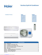 Haier 1U09ES2VHA Installation Manual