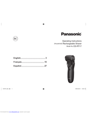 Panasonic ES-RT17 Manuals | ManualsLib