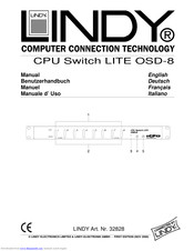 Lindy 32828 Manual