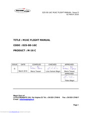Magni Gyro M-16 C Flight Manual
