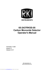 Rki 65-2437RKSS-05 Operator's Manual