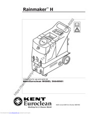 Kent Euroclean 56649981 Instructions For Use And Parts List