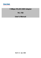 Gemtek Systems WL-780 User Manual