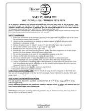 Discovery World Furniture 7015M Instructions Manual