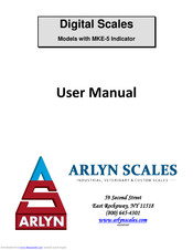 Arlyn Scales 8200 Series User Manual