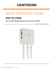Comtrend Corporation WAP-PC1750W Quick Installation Manual