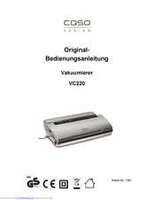 Caso VC220 Operation Manual