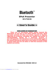 EPOX BT-PM01B User Manual