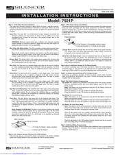 Silencer 7920P Installation Instructions Manual