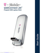 T-Mobile webConnect Jet Getting Started Manual