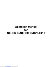 Pioneer NXH-9918 Operation Manual