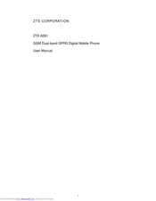 Zte A261 User Manual