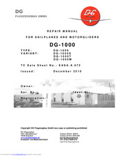 DG Flugzeugbau DG-1000M Repair Manual