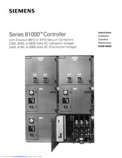 Siemens 81000 series Manual