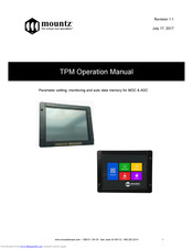 Mountz MDC Tpm Operation Manual