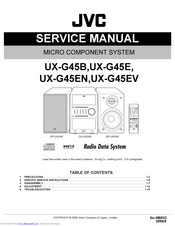 JVC CA-UXG45 Service Manual