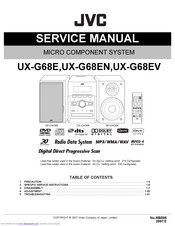 JVC UX-G68E Service Manual