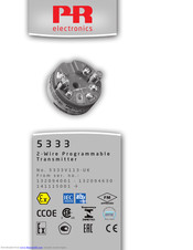 PR Elecronics 5333 Manual