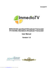 ImmediaTV ITV-XC440c User Manual
