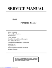Akai PDP4216M Service Manual