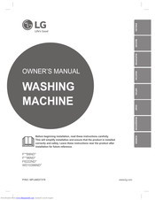 LG WD10396ND SERIES Owner's Manual