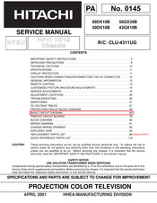 Hitachi 43GX10B Service Manual
