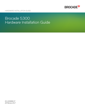 Brocade Communications Systems 5300 Hardware Installation Manual