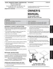 Vestil WT-2221 Owner's Manual