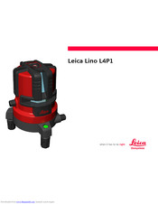 Leica Lino L4P1 User Manual