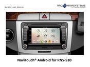 VAG-Navisystems NaviTouch Android Assembly Instructions Manual