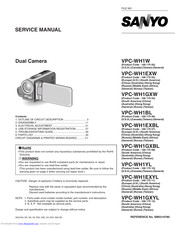 SANYO VPC-WH1BL - Xacti Camcorder - 720p Service Manual