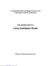 Planex ZD1211 Linux Installation Manual