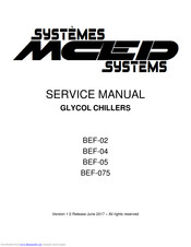 MCED systems BEF-05 Service Manual