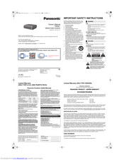 Panasonic SH-ALL1C Owner's Manual