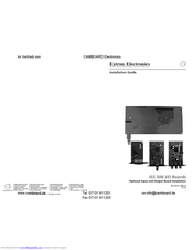 Extron electronics ISS 506 Series Installation Manual