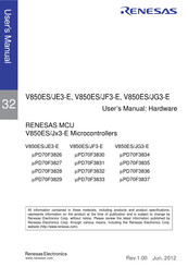 Renesas V850ES/JF3-E User Manual
