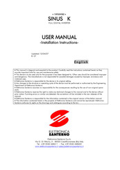 Elettronica Santerno SINUS K User Manual