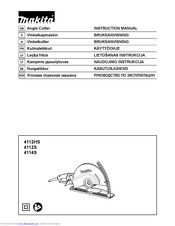 Makita 4112HS Instruction Manual