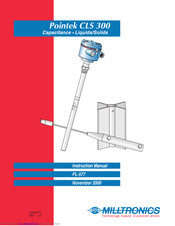 Milltronics Pointek CLS 300 Instruction Manual