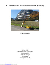 GAMMA Remote Sensing AG GPRI-II User Manual
