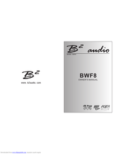 B2 Audio BWF8 Owner's Manual