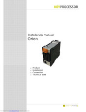 Keyprocessor Orion Installation Manual