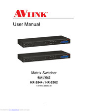 AVLink HX-2562 User Manual