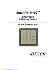 Idtech SmartPIN K100 Quick Start Manual