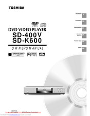 Toshiba SD-K600 Owner's Manual