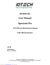 Idtech 80140502-001 User Manual