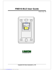Union Community FMD10-BLE User Manual